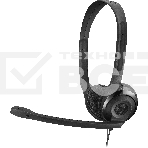 Гарнитура Sennheiser PC 5 CHAT стерео накладная закрытая 42-17000Гц, 2м, 4-контактный jack 3.5мм, 95дБ подвижный микрофон, круговая диаграмма, фото 1