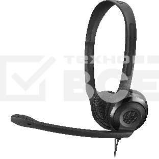 Гарнитура Sennheiser PC 5 CHAT стерео накладная закрытая 42-17000Гц, 2м, 4-контактный jack 3.5мм, 95дБ подвижный микрофон, круговая диаграмма