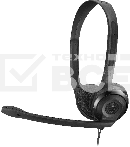 Гарнитура Sennheiser PC 5 CHAT стерео накладная закрытая 42-17000Гц, 2м, 4-контактный jack 3.5мм, 95дБ подвижный микрофон, круговая диаграмма