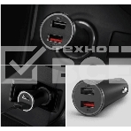 Зарядное устройство Xiaomi Зарядное устройство для автомобиля Mi 37W Dual-Port Car Charger, фото 1
