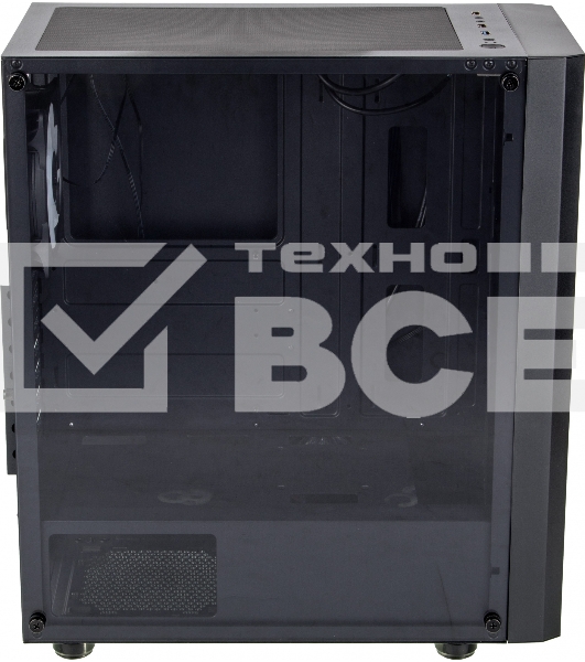 Корпус AeroCool / Formula V-LINE 2052 черный без БП ATX 2xUSB2.0 1xUSB3.0 audio bott PSU