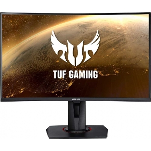 Монитор 27' ASUS TUF Gaming VG27WQ VA 2560x1440, 165 Гц, 4 мс, 16:9, 400 кд/м2, 1хHDMI, 1хDP, изогнутый, выход на наушники, черный