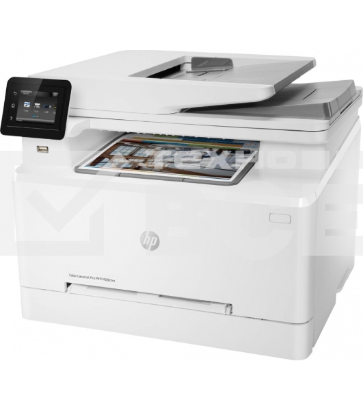 МФУ лазерный HP Color LaserJet Pro M282nw (7KW72A), A4, цветной, печ. до 21 стр/мин., скан. до 26 стр/мин. (ч/б) 22 стр/мин. (цвет), 600 x 600 dpi (печать) 1200x1200dpi (скан.), USB, RJ-45, Wi-Fi, Air Print, Mopria