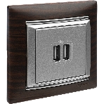 Розетка 2-ая USB | 770270 | Legrand Valena Алюминий, фото12