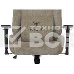 Кресло игровое Knight N1 Fabric бежевый Light-21, с подголов. крестовина металл, фото13