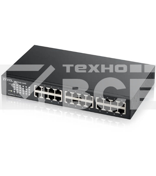 Коммутатор Zyxel GS1100-24E-EU0103F 24G неуправляемый