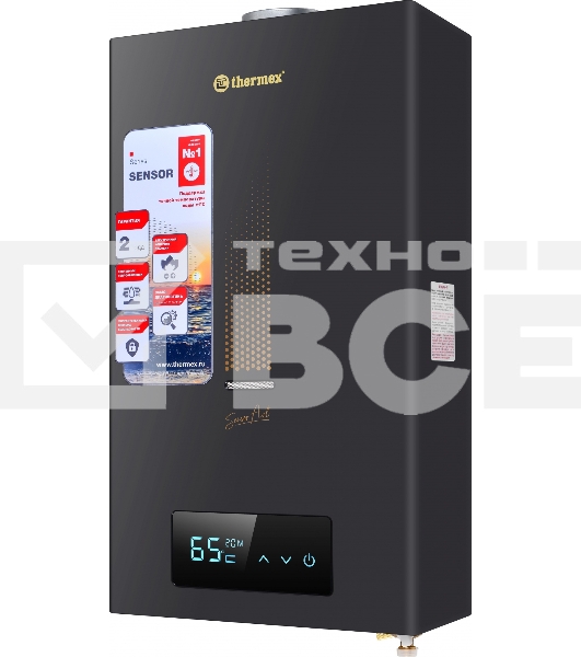 Водонагреватель проточный Thermex S 20 MD Art Black