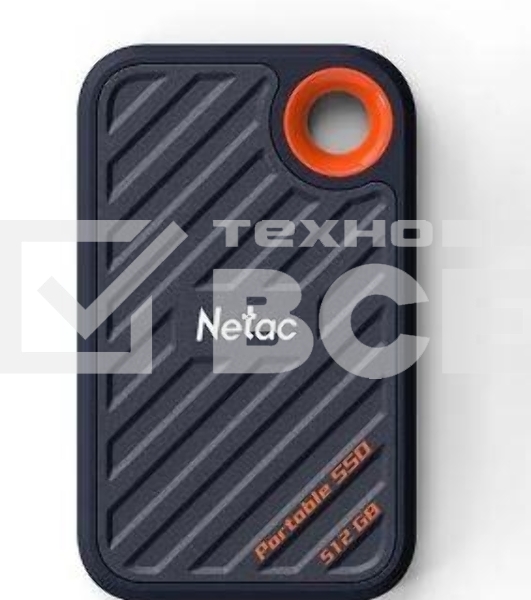 Внешний накопитель SSD Netac ZX20 512GB USB 3.2 Gen 2 Type-C NT01ZX20-512G-32BL