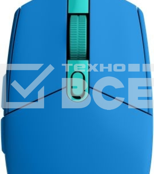 Мышь проводная Logitech G102 LIGHTSYNC синий, 8000 dpi, USB, кнопки - 6