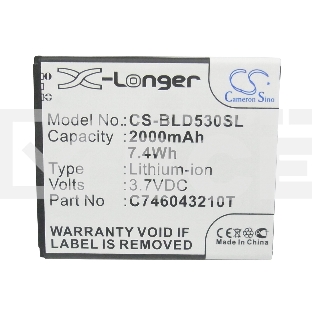 Аккумулятор CameronSino  CS-BLD530SL для Explay Fresh  3.7V / 2000mAh / 7.40Wh