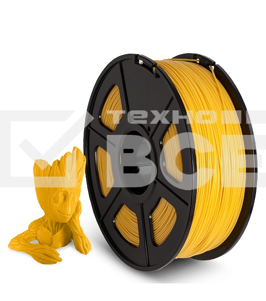 Филамент NVPrint ABS Light Gold для 3D печати диаметр 1.75мм  длина 330 метров  масса 1 кг