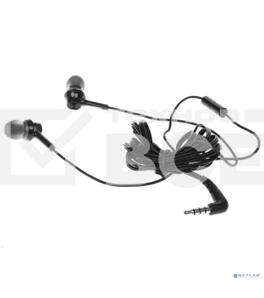 Наушники Panasonic RP-TCM115GCK внутриканальные 10-24000Гц 1.2м 3.5мм 98дБ микрофон, черный