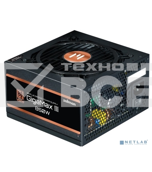 Блок питания Zalman ZM850-GV3, 850Вт, 80 PLUS Bronze, 120мм, черный