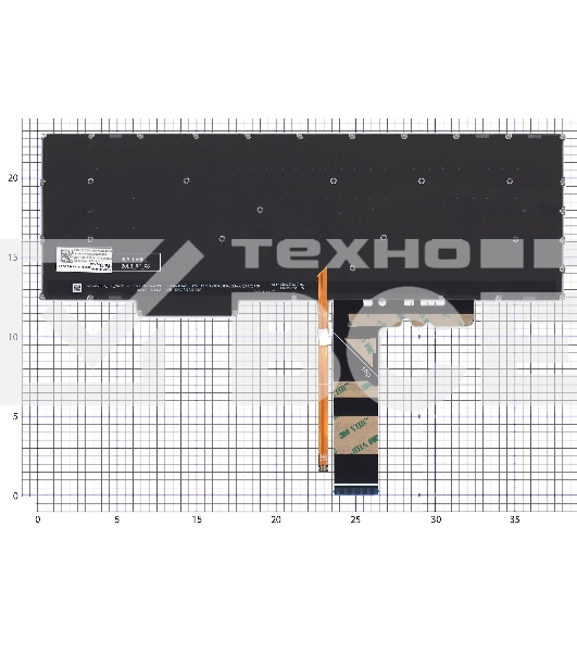 Клавиатура для ноутбука Lenovo 5 Chrome 16IAU7 черная