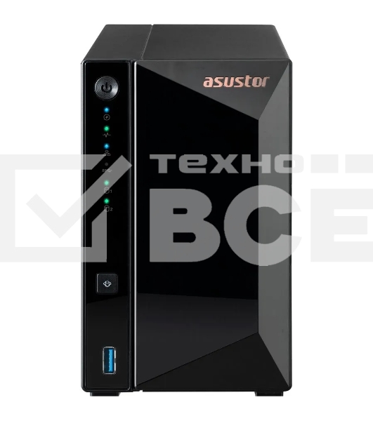 Система хранения данных ASUSTOR AS3302T V2/ASUSTOR/2 BAY/EU