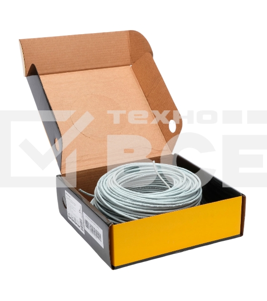 Кабель Cablexpert Россия, UPC-5051E-4-CU/100, UTP indoor 4x2x0.51, медный, кат.5e, однож., 100м, box, серый