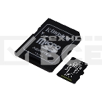 Флеш карта microSDHC 256GB microSDXC Class10 Kingston <SDCS2/256GB> UHS-I Canvas Select up to 100MB/s с адапт., фото4
