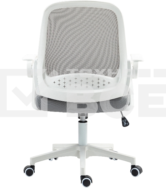 Кресло компьютерное Cactus CS-WMC212-GY белый/серый, сетка/ткань