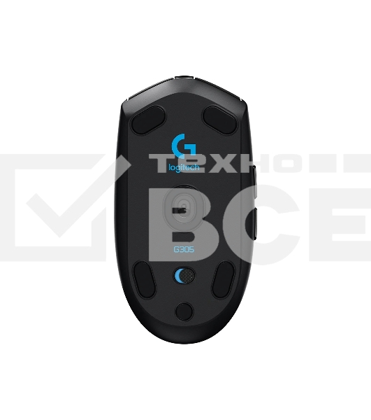Мышь беспроводная Logitech G304 Lightspeed черный, 12000 dpi, радиоканал, USB, кнопки - 6