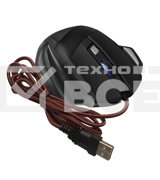 Мышь проводная ExeGate Gaming Standard Laser GML-793 черный, 3200 dpi, USB, кнопки - 7