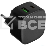 Сетевое зарядное устройство HOCO CS32A/ Сетевое ЗУ/PD + QC 3.0/ 2 USB: Type-C + Type-A/ Выход: 20W/ черный, фото 1