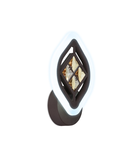 Светильник Ambrella light FA278 CF/TI кофе/янтарь 12W 240*170*60