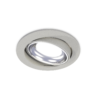 Комплект встраиваемого поворотного светильника Ambrella light XC7653002 SGR/PSL серый песок/серебро полированное MR16 GU5.3 (C7653, N7022)