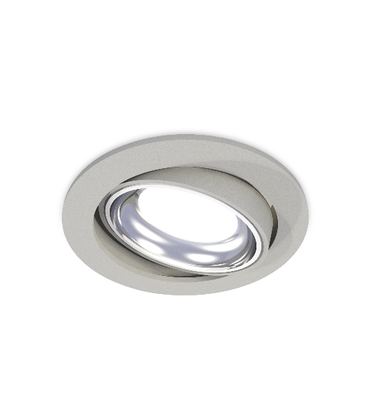 Комплект встраиваемого поворотного светильника Ambrella light XC7653002 SGR/PSL серый песок/серебро полированное MR16 GU5.3 (C7653, N7022)
