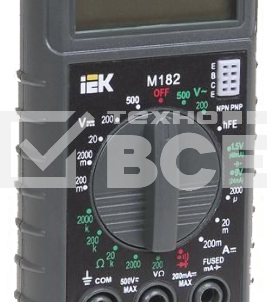 Мультиметр IEK Compact M182цифровой