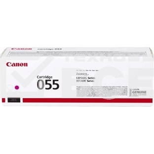 Картридж лазерный Canon 055 M (3014C002) пурпурный (2100 стр.) для Canon i-SENSYS серий MF740, LBP660