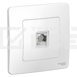 Розетка компьютерная СП BLANCA RJ45 кат.5e бел. SchE BLNIS045001