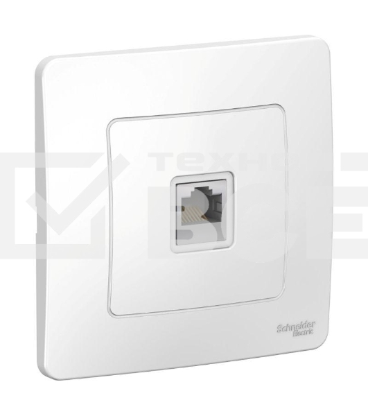 Розетка компьютерная СП BLANCA RJ45 кат.5e бел. SchE BLNIS045001
