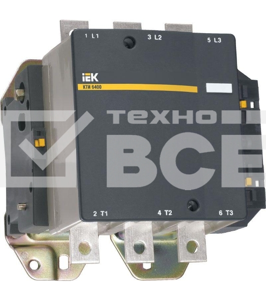 Контактор КТИ-6400 400А 230В/АС3 ИЭК KKT60-400-230-10