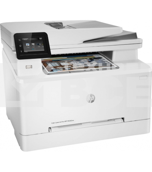 МФУ лазерный HP Color LaserJet Pro M282nw (7KW72A), A4, цветной, печ. до 21 стр/мин., скан. до 26 стр/мин. (ч/б) 22 стр/мин. (цвет), 600 x 600 dpi (печать) 1200x1200dpi (скан.), USB, RJ-45, Wi-Fi, Air Print, Mopria