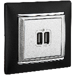 Розетка 2-ая USB | 770270 | Legrand Valena Алюминий, фото14