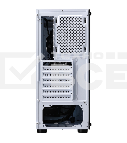 Компьютерный корпус AeroCool / Formula CL-3303W RGB белый без БП ATX 6x120mm 2xUSB2.0 1xUSB3.0 audio bott PSU