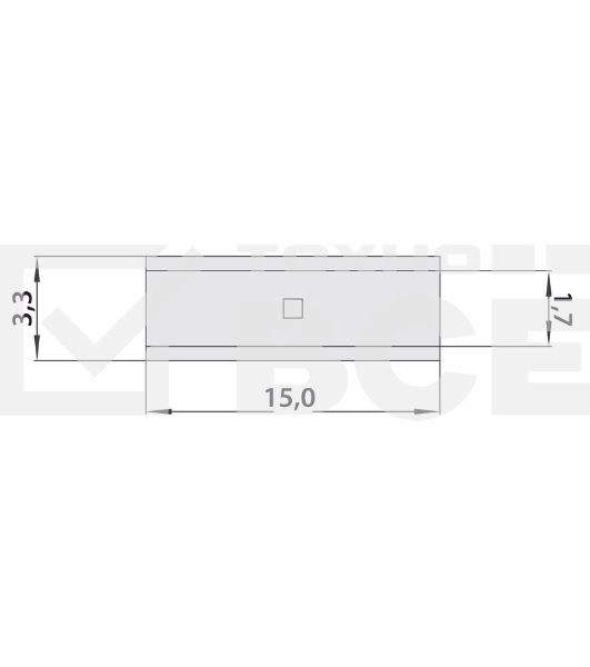 Соединительная гильза L-15 мм 0.5-1.5 мм² (ГМЛ (DIN) 1,5) Rexant