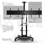 Стойка для двух телевизоров с кронштейном ONKRON TS1881DV 40