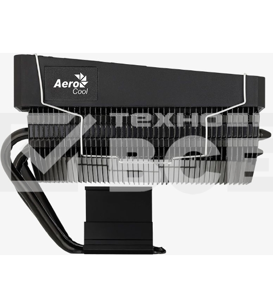 Кулер для процессора AeroCool/Formula Cylon 3H черный, 120 мм, алюминий, 1800 об/мин, 24.3 дБ, 4 pin, 125 Вт, 98 мм