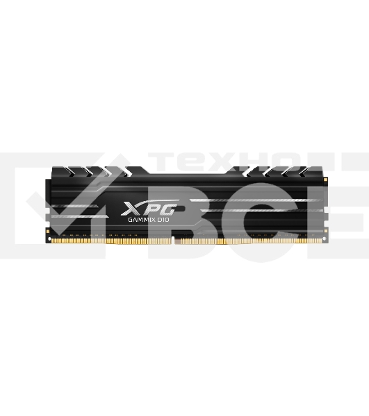 Оперативная память XPG Gammix D10, DDR4, 16GB (1x16GB), 3600MHz, CL18, с радиатором, черный