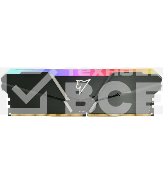 Оперативная память NETAC Shadow, DDR4, 8GB (1x8GB), 2666MHz, CL19, с радиаторами, RGB, черный