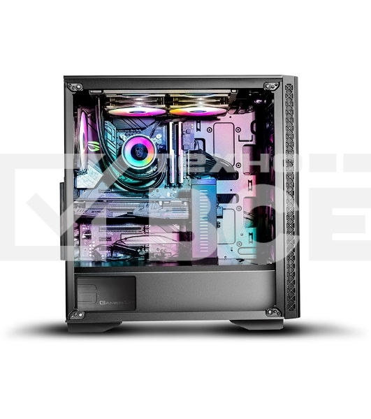 Компьютерный корпус Deepcool MATREXX 50 черный без БП ATX 1x120mm 2xUSB2.0 1xUSB3.0 audio bott PSU