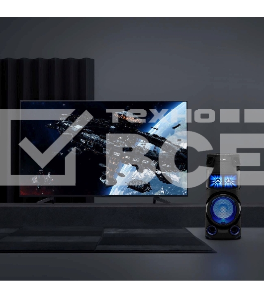 Минисистема Sony MHC-V43D черный/CD/CDRW/DVD/DVDRW/FM/USB/BT