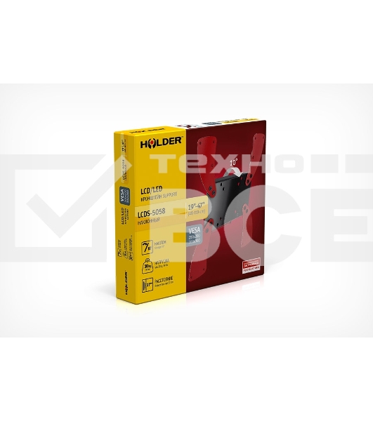 Кронштейн Holder LCDS-5058 черный/глянец