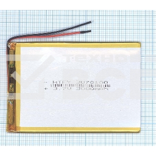 Аккумулятор Li-Pol (батарея) 3*70*100мм 2pin 3.7V/3000mAh