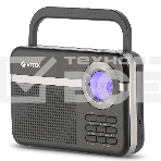 Радиоприемник Vitek VT-3592 (BK) Тип батареек UM-2/С. Выходная мощность 1 вт., фото2
