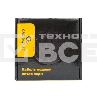Кабель Cablexpert Россия, UPC-5051E-4-CU/100, UTP indoor 4x2x0.51, медный, кат.5e, однож., 100м, box, серый