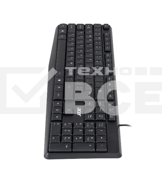 Клавиатура Acer OKW121 (ZL.KBDEE.00B) проводная, USB, черный
