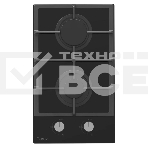 Газовая варочная панель EVELUX HEG 360 BG, Hi-Tech, 30 см, 2 конфорки, газ-контроль, электроподжиг, цвет черный, фото5