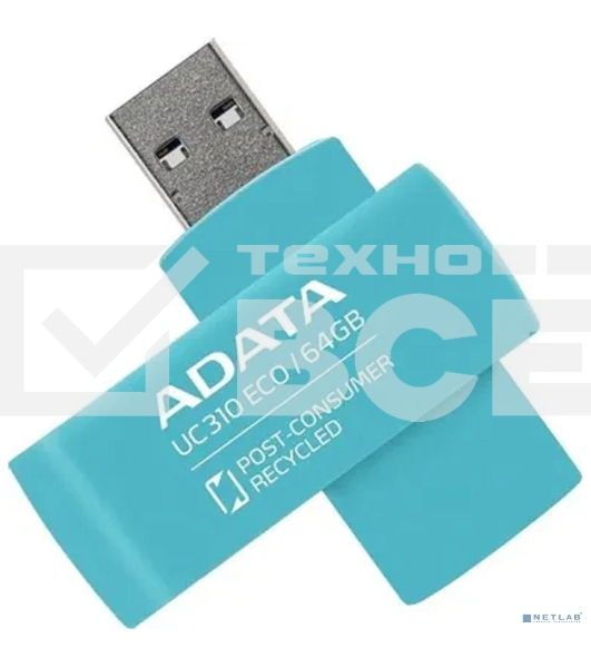 Флеш диск ADATA USB3 64GB GREEN UC310E-64G-RGN